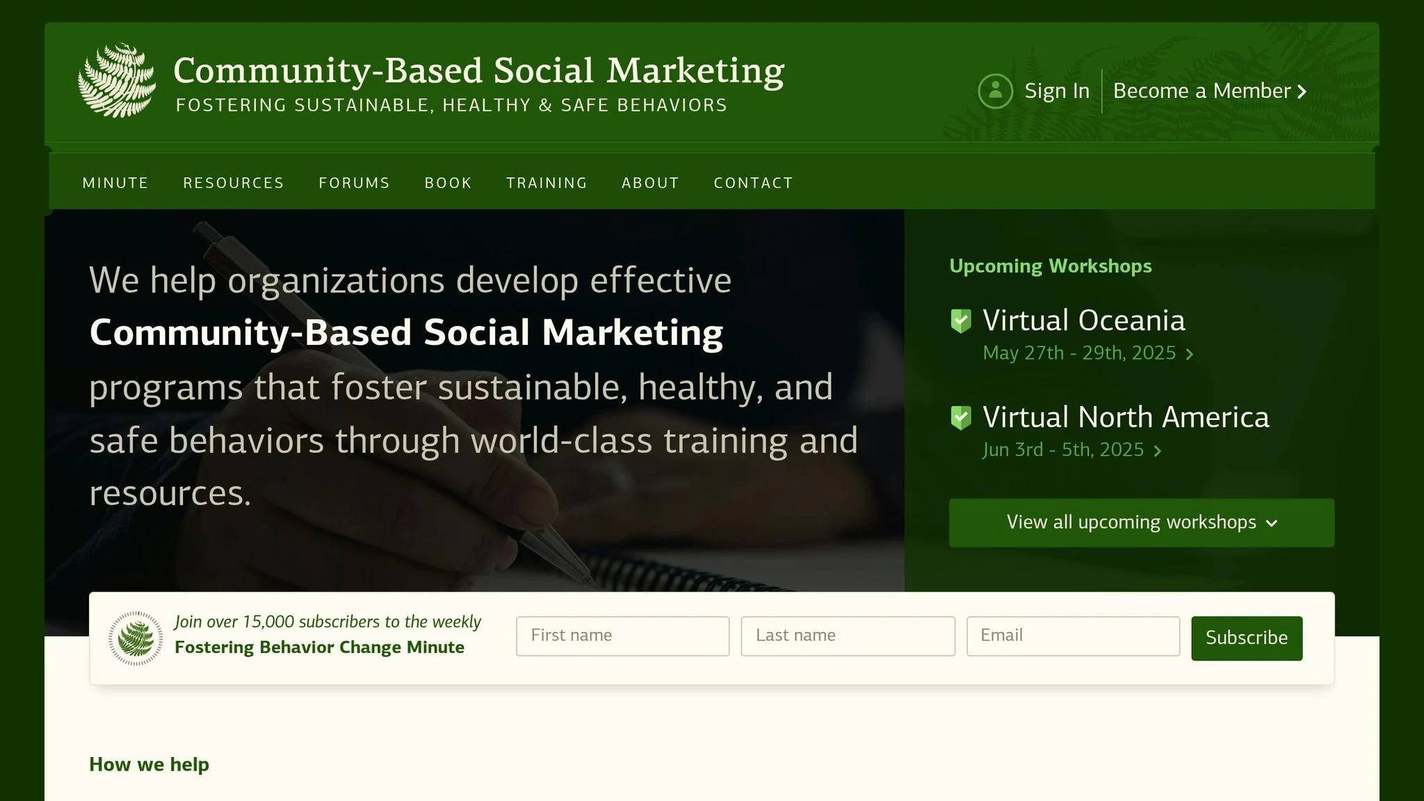 Community-Based Social Marketing