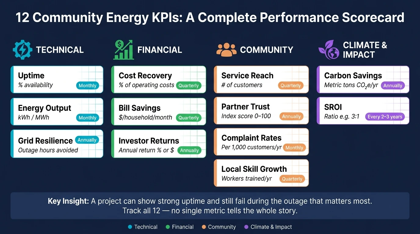 12 Community Energy KPIs: A Complete Performance Scorecard