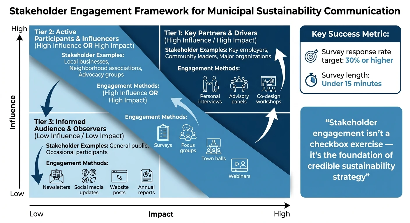 Stakeholder Engagement Methods by Influence and Impact Level