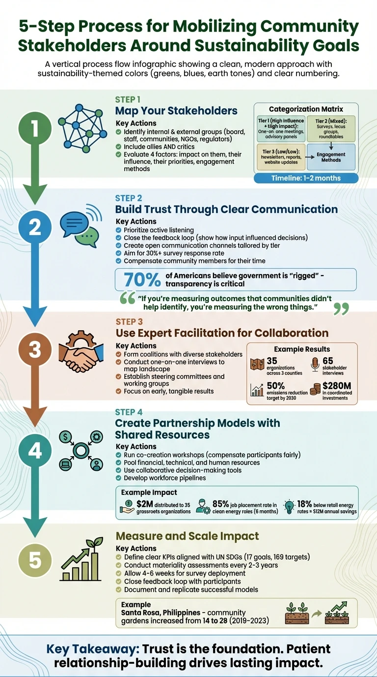 5 Steps to Mobilize Community Stakeholders Around Sustainability Goals