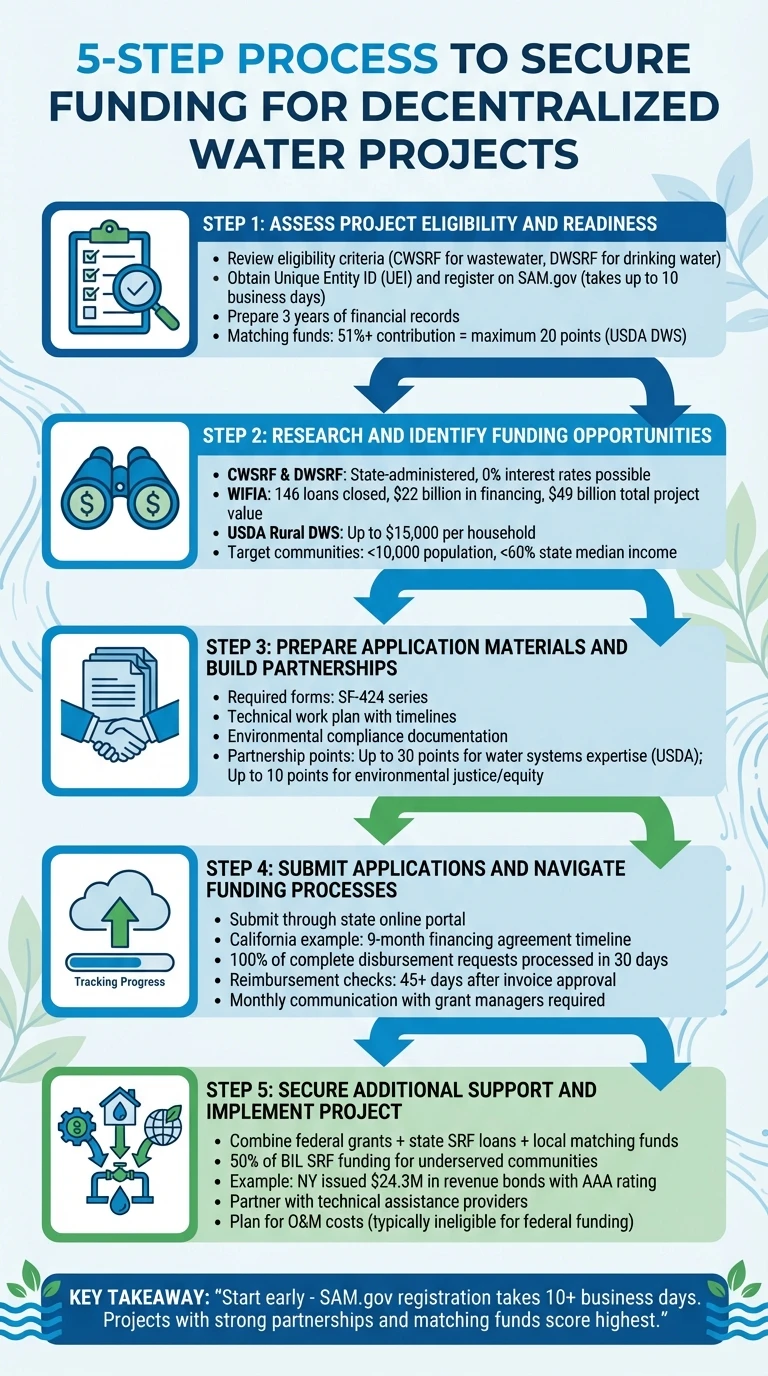 5-Step Process to Secure Funding for Decentralized Water Projects