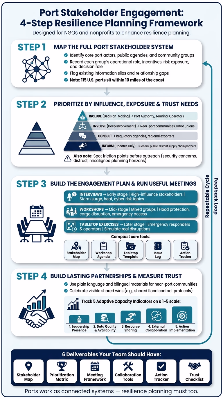 Port Stakeholder Engagement Process for Resilience Planning