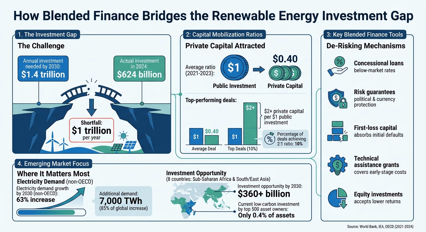 Blended Finance for Renewable Energy: Investment Gap and Capital Mobilization