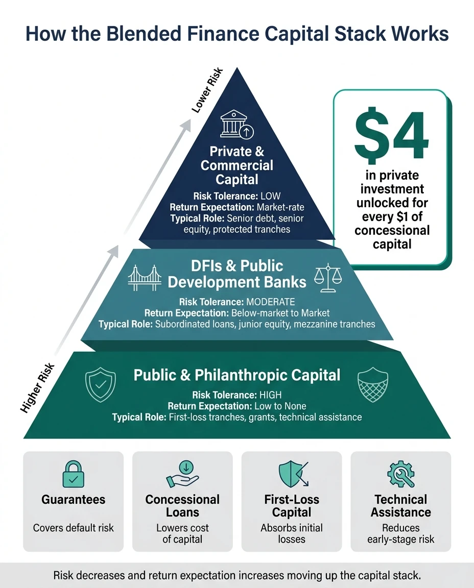 Blended Finance Capital Stack: How Risk & Return Align Private Climate Investment