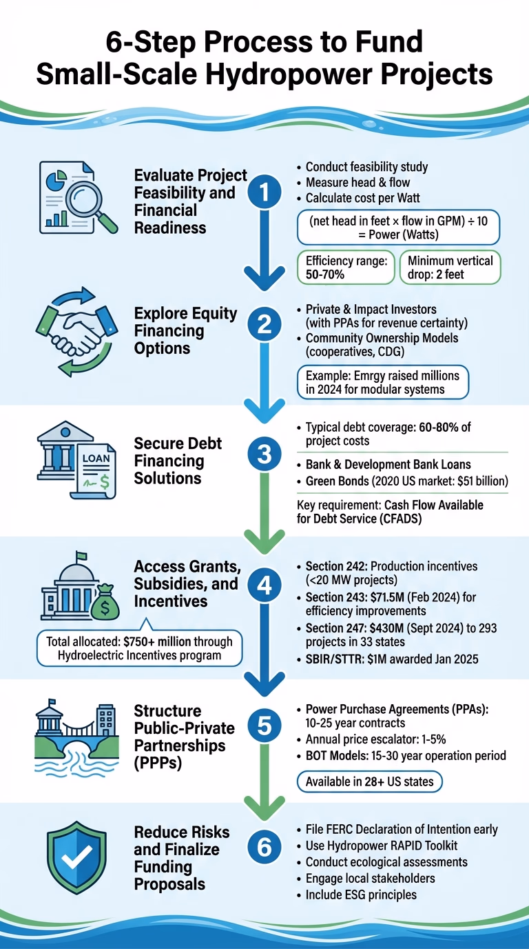6-Step Process to Fund Small-Scale Hydropower Projects