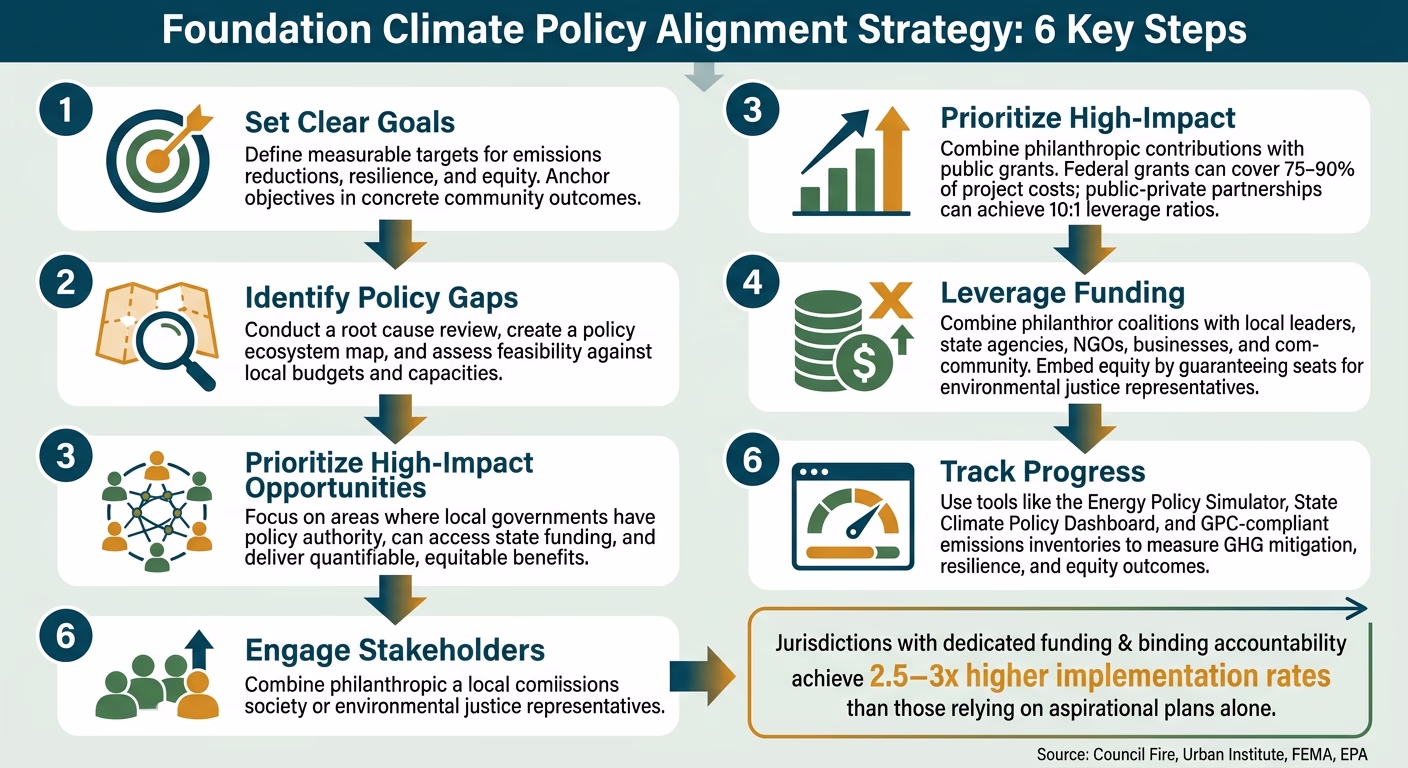 How Foundations Align Local Climate Policy with State & Federal Goals