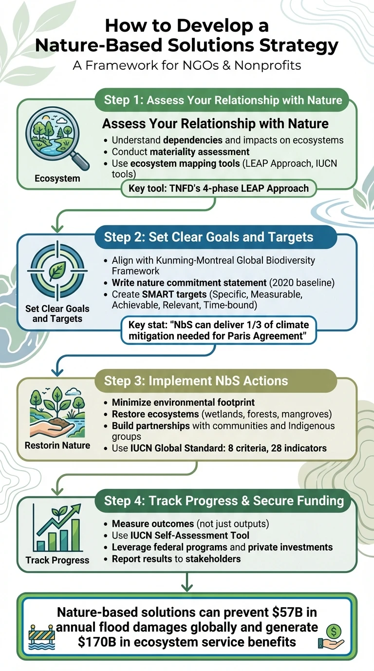 4-Step Nature-Based Solutions Strategy for Nonprofits