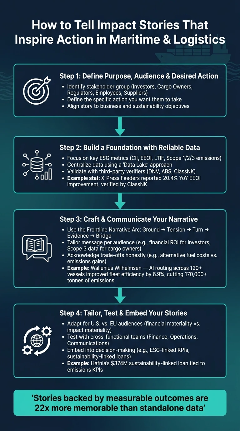 How to Tell Impact Stories That Drive Action in Maritime & Logistics