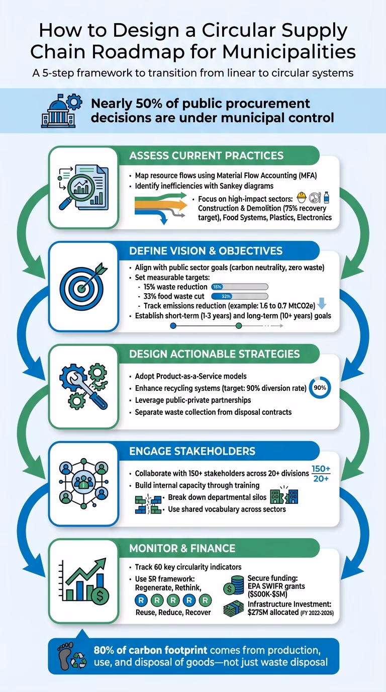 5-Step Circular Supply Chain Roadmap for Municipalities