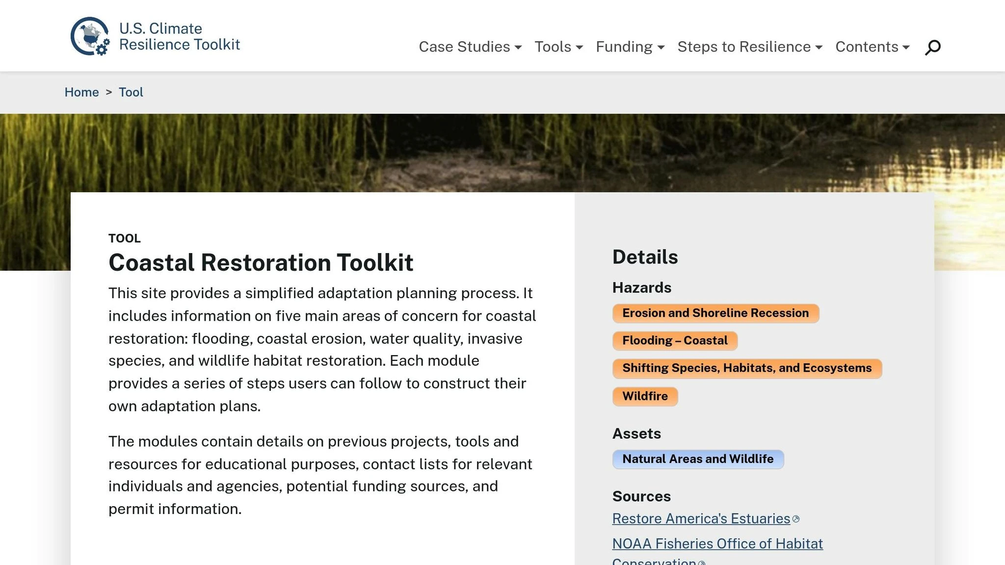Coastal Restoration Toolkit