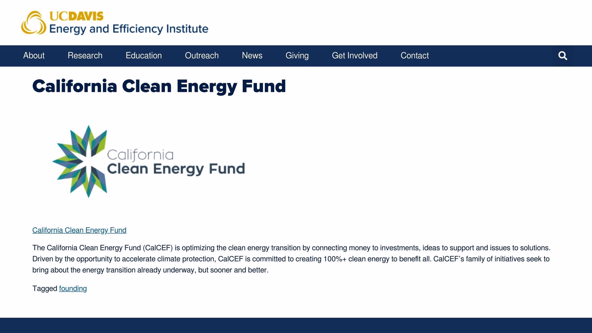 California Clean Energy Fund