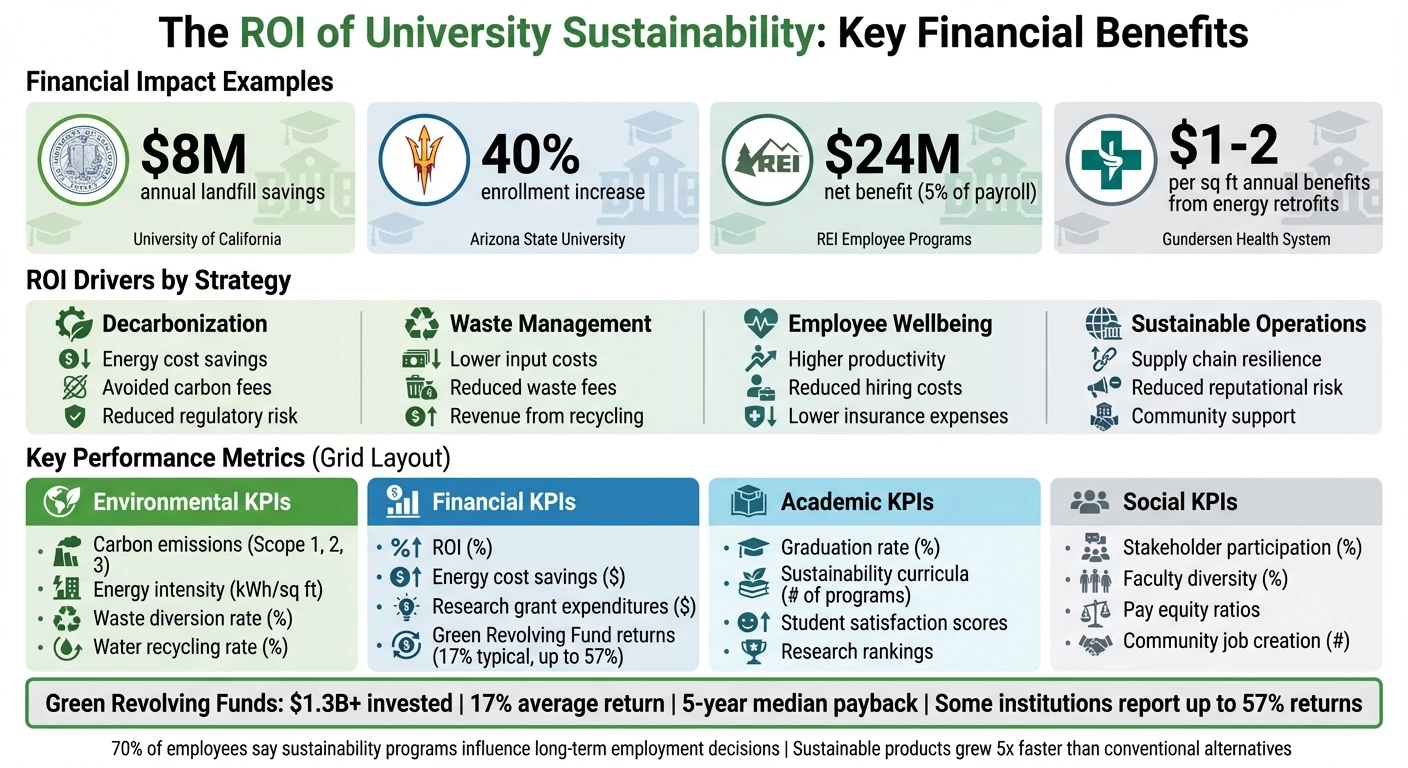 ROI of University Sustainability Initiatives: Key Financial Benefits and Metrics